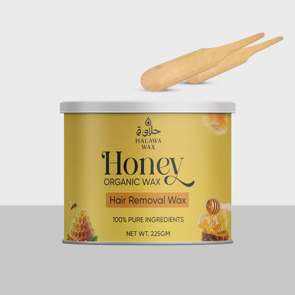 Honey Organic Wax  (Free Spatula)